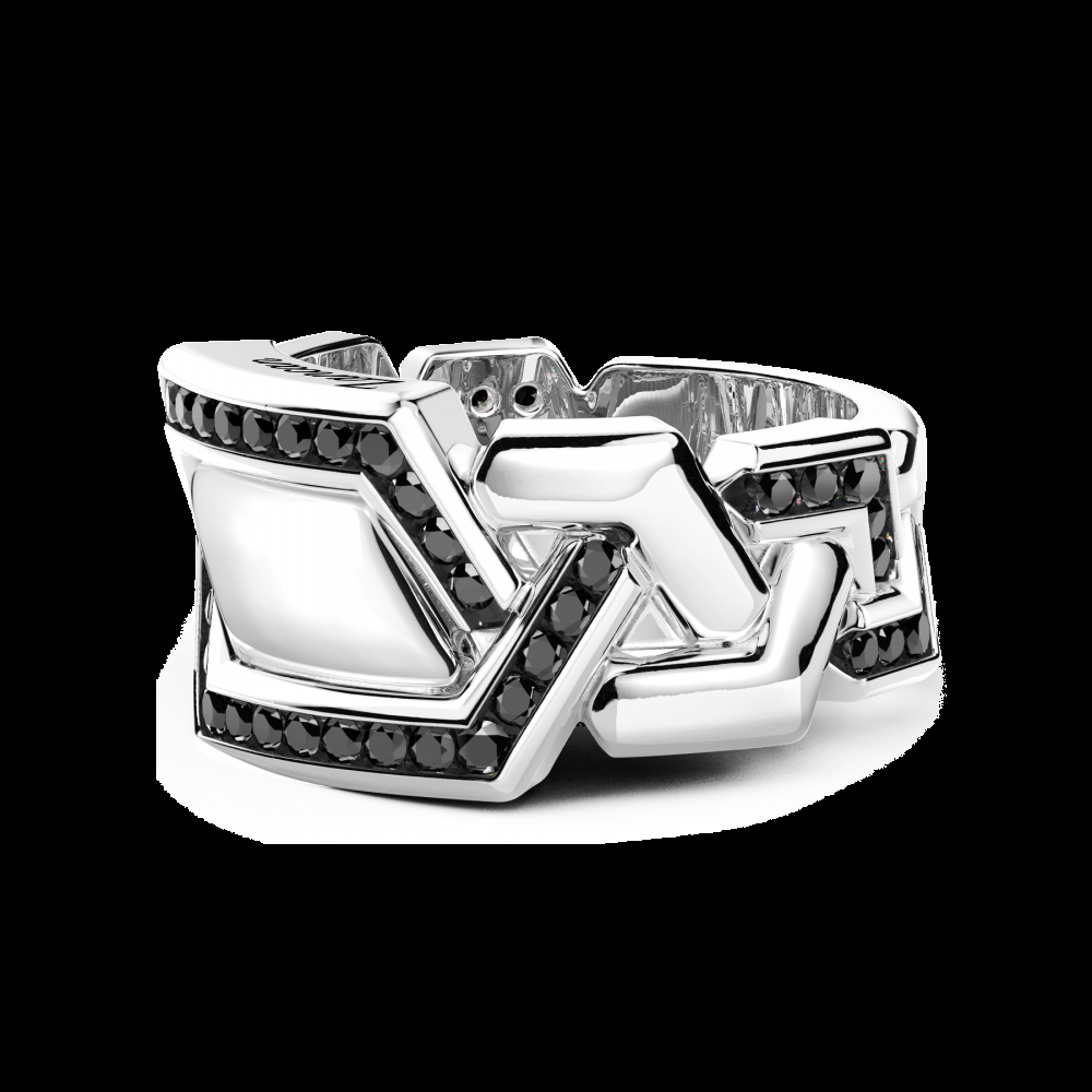 Zancan Anello chevalier Zancan in argento con pietre Offerta San Valentino