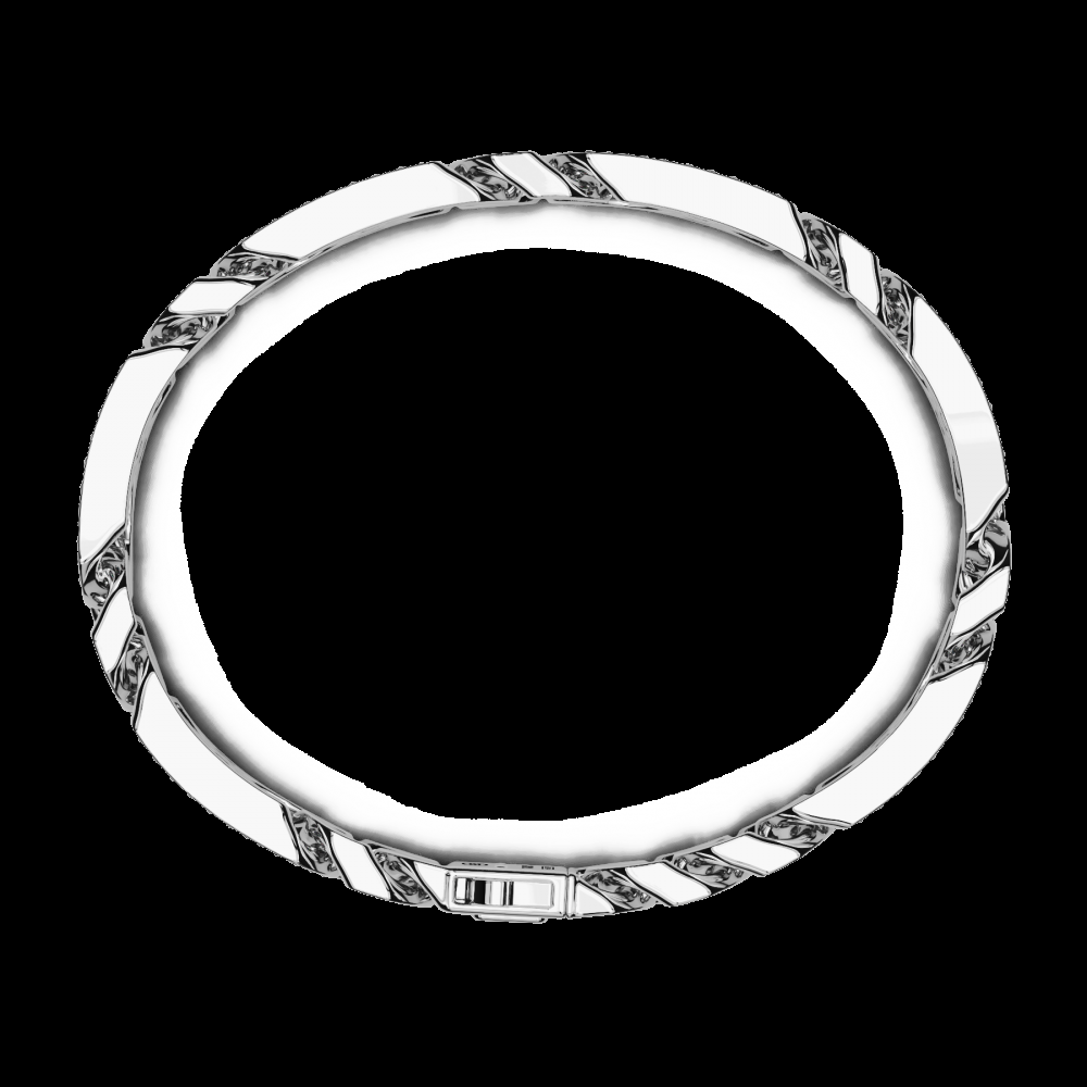 Zancan Bracciale grumette Zancan in argento con pietre Offerta temporanea