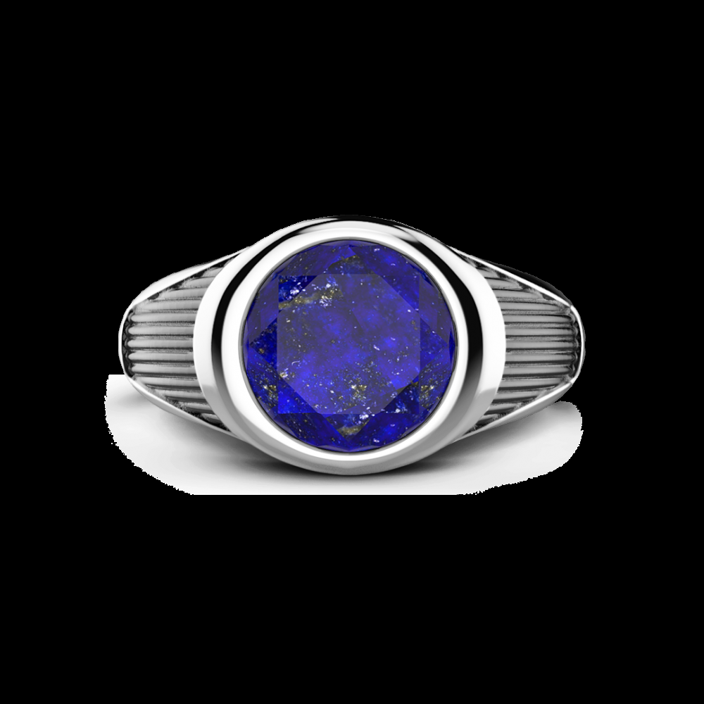 Zancan Anello Zancan in argento con pietra blu Fino al 65% di sconto