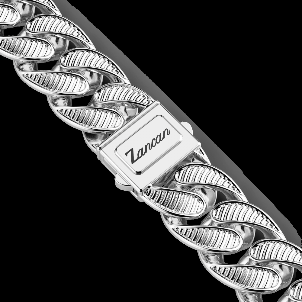 Zancan Collana a grumetta larga Zancan con finiture striate Spedizione Gratuita