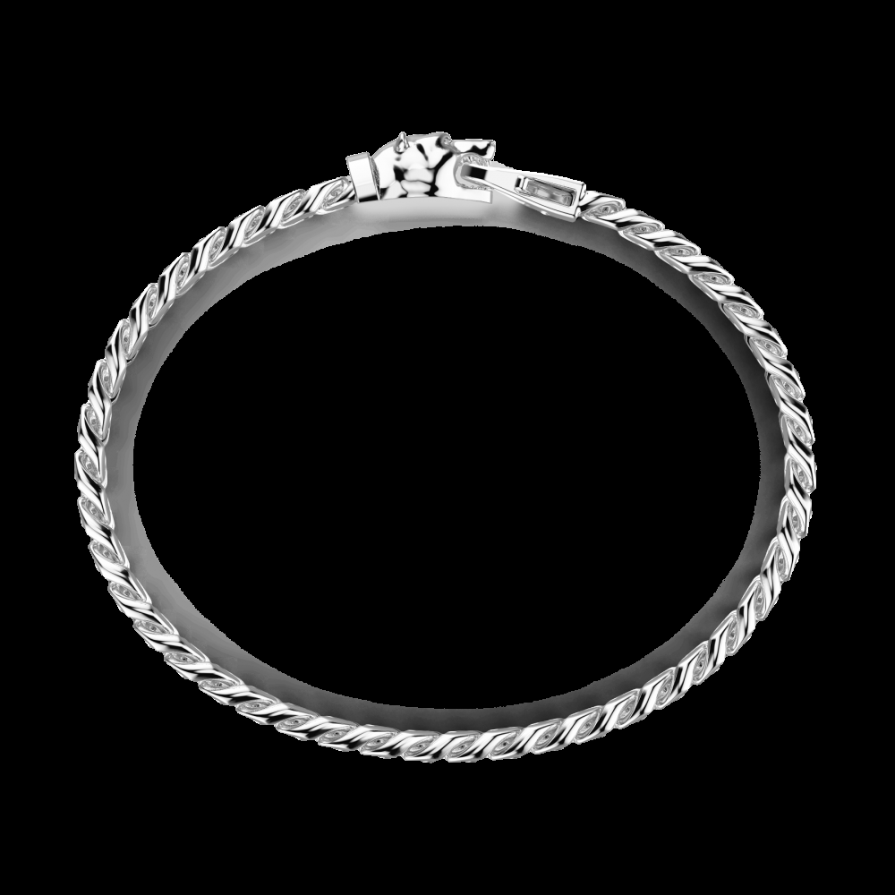 Zancan Bracciale a grumetta Zancan in argento con chiusura a testa d'orso Fino Al -60%