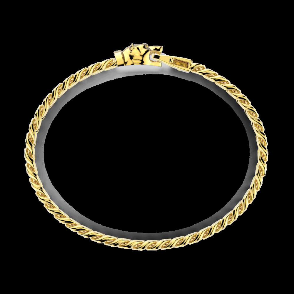 Zancan Bracciale a grumetta Zancan in argento con chiusura a testa d'orso Shopping Online