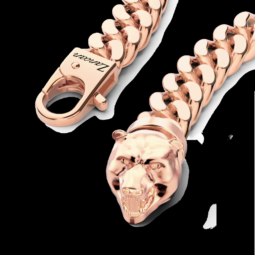 Zancan Bracciale a grumetta Zancan in argento con chiusura a testa d'orso Prezzo Ridotto