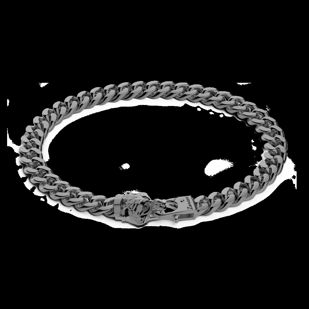 Zancan Bracciale a grumetta Zancan in argento con chiusura a testa di lupo Novità