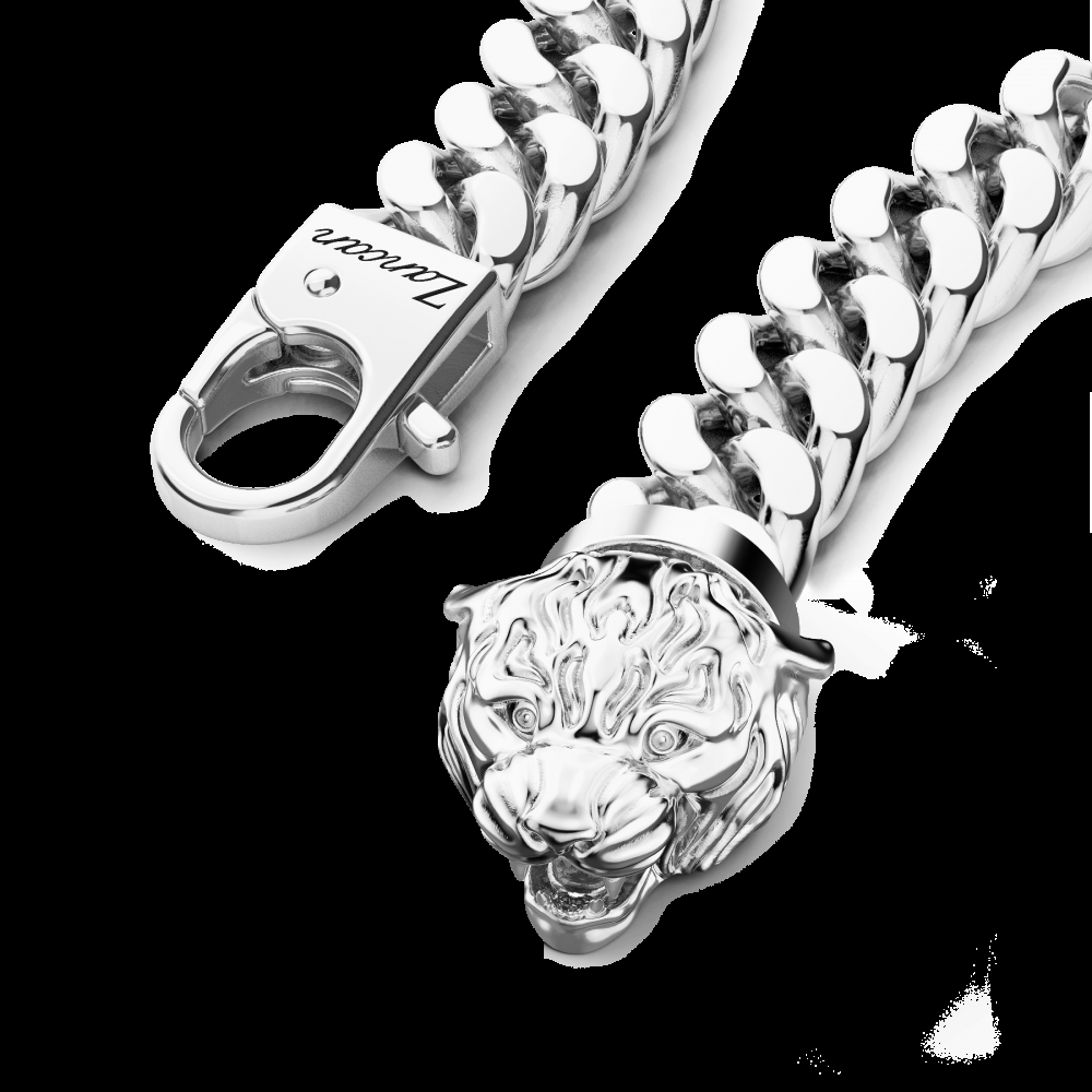 Zancan Bracciale a grumetta Zancan in argento con chiusura a testa di tigre Sconto