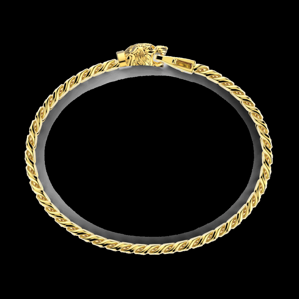 Zancan Bracciale a grumetta Zancan in argento con chiusura a testa di tigre Offerta