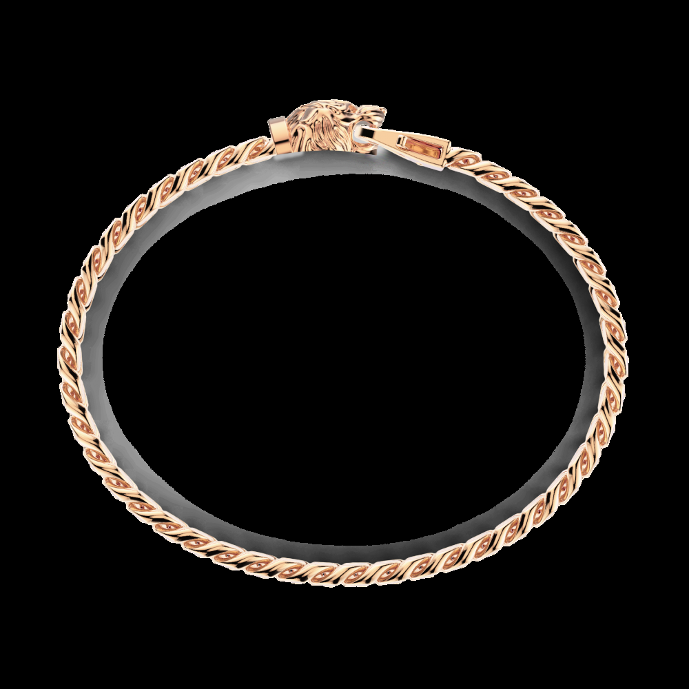 Zancan Bracciale a grumetta Zancan in argento con chiusura a testa di tigre Online
