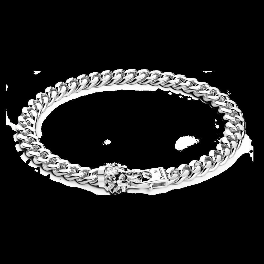 Zancan Bracciale a grumetta Zancan in argento con chiusura a testa di leone Outlet