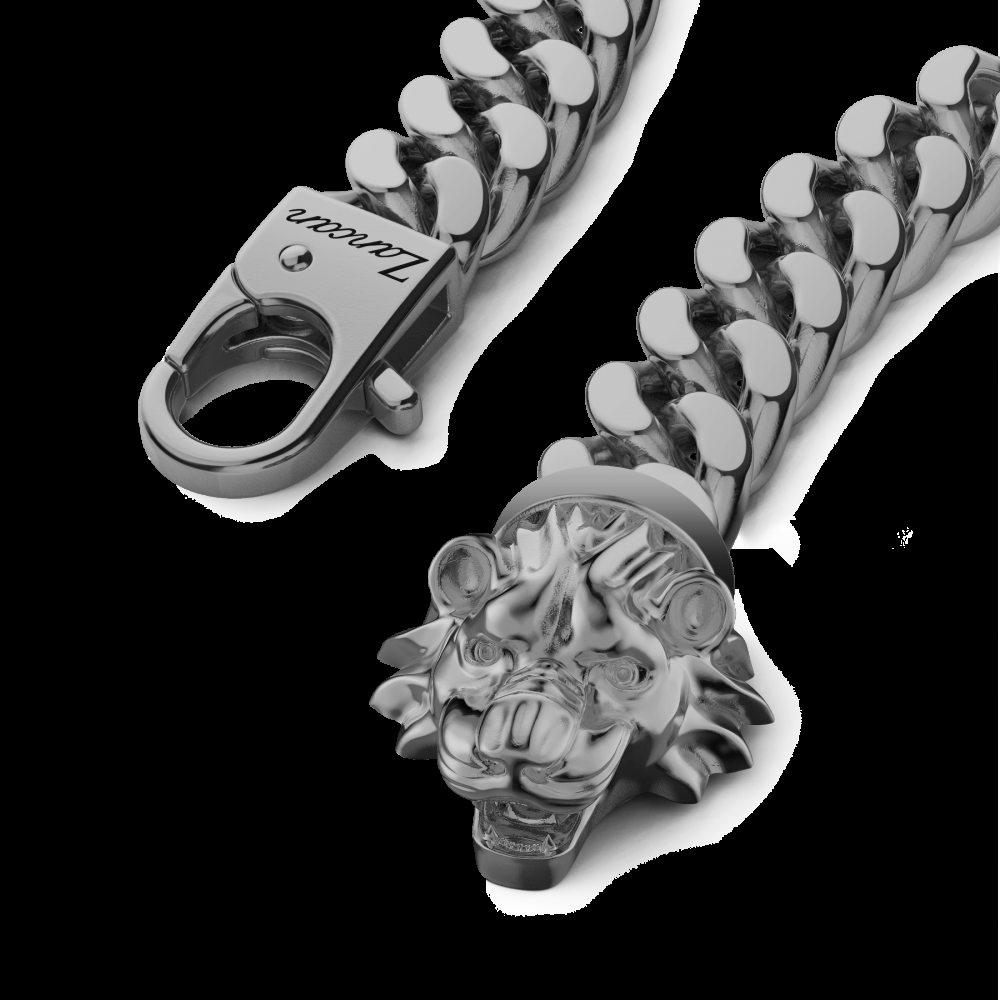 Zancan Bracciale a grumetta Zancan in argento con chiusura a testa di leone Saldi