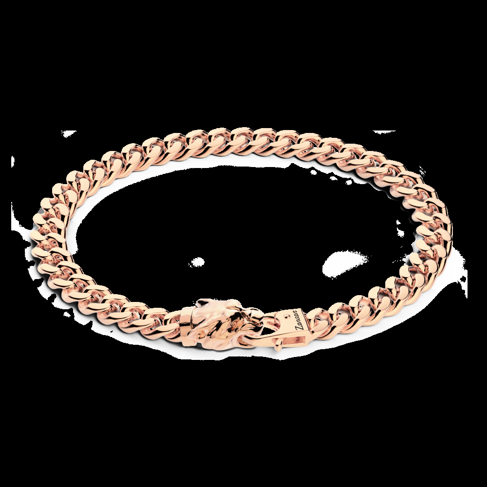 Zancan Bracciale a grumetta Zancan in argento con chiusura a testa di pantera