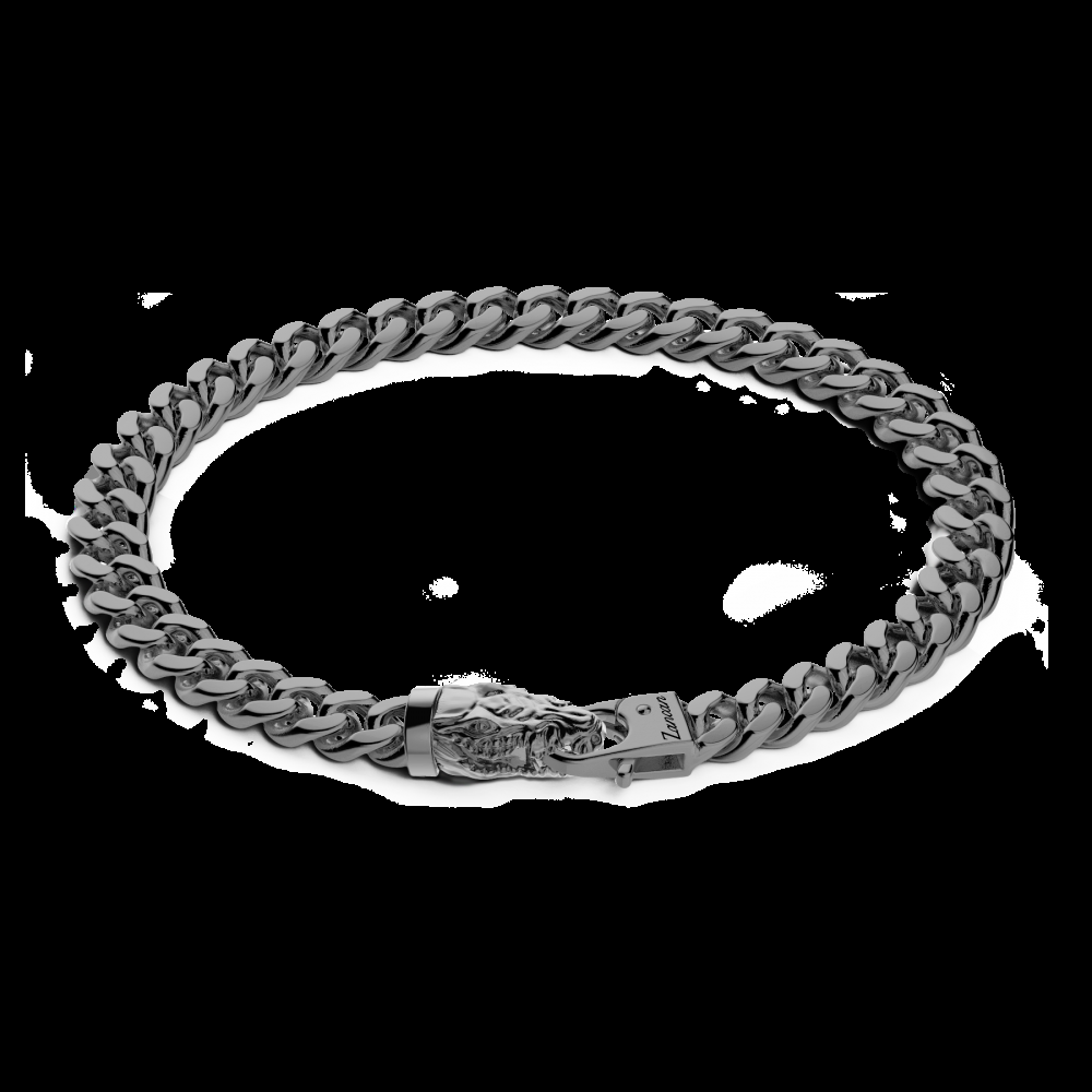 Zancan Bracciale a grumetta Zancan in argento con chiusura a testa di coccodrillo Spedizione gratuita