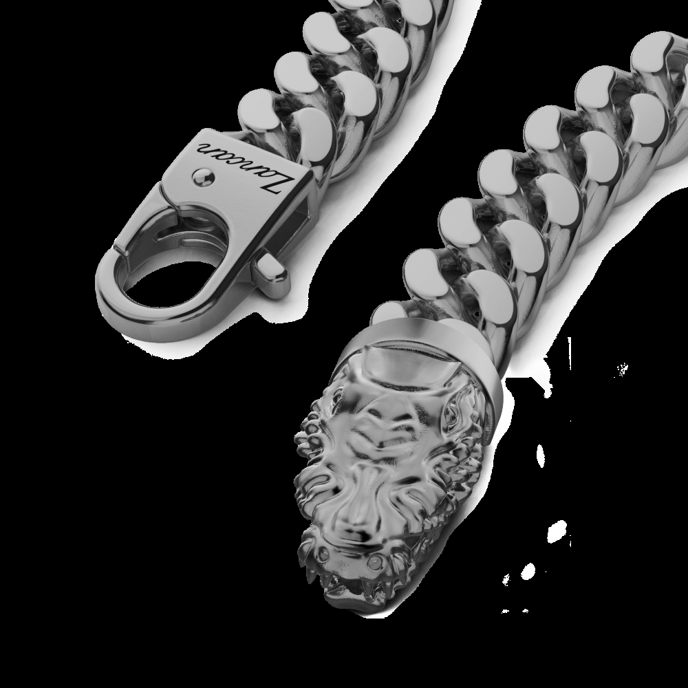 Zancan Bracciale a grumetta Zancan in argento con chiusura a testa di coccodrillo Spedizione gratuita