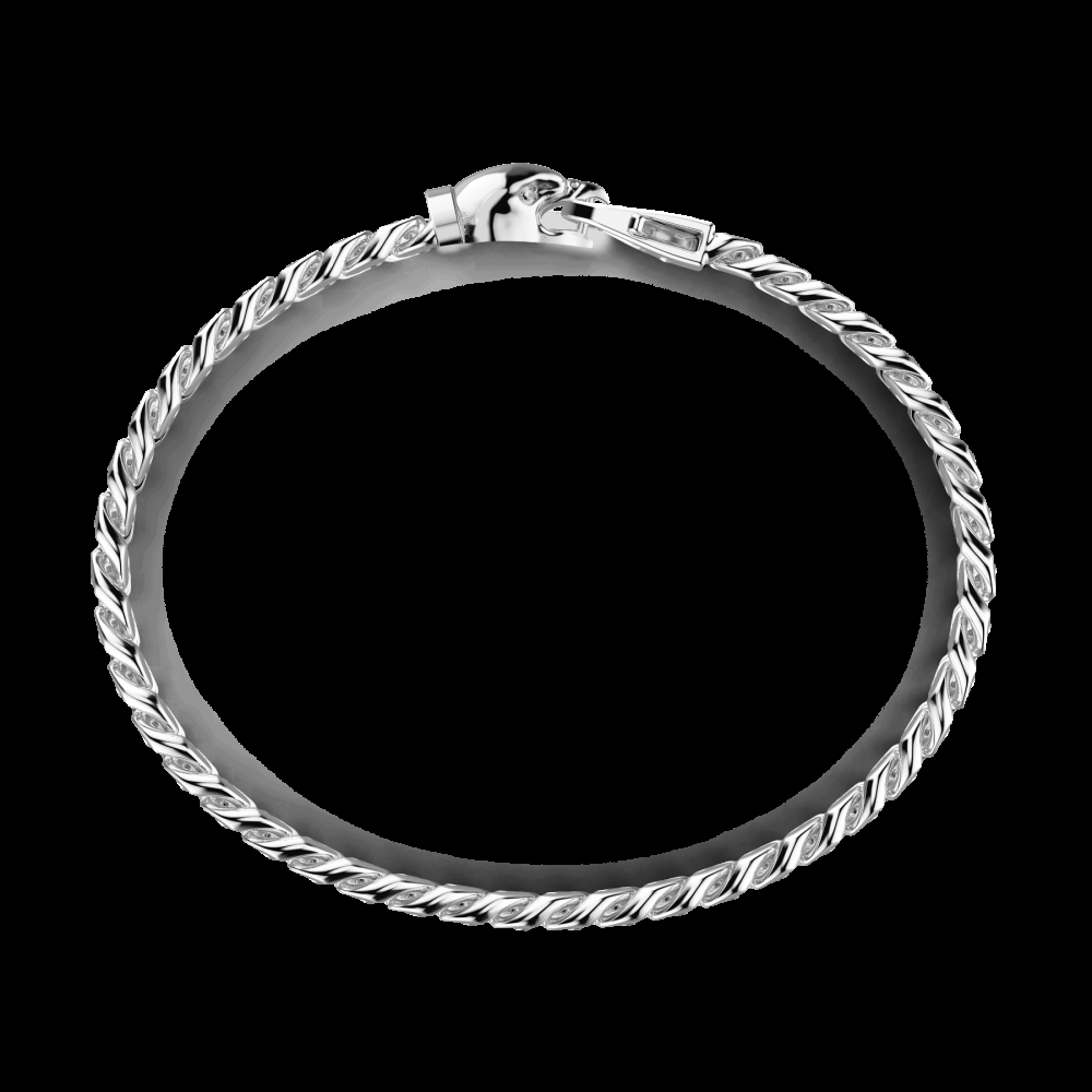 Zancan Bracciale a grumetta Zancan in argento con chiusura a testa d'aquila Negozio online di fabbrica
