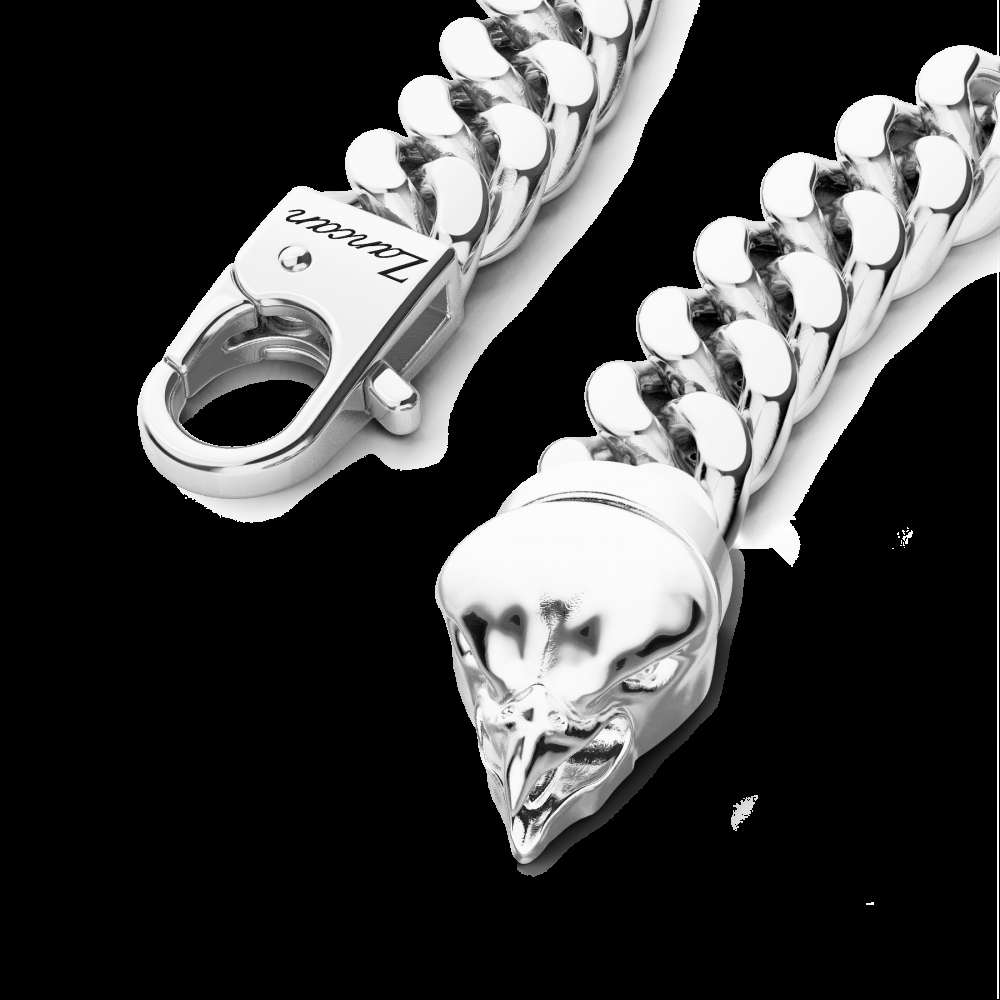 Zancan Bracciale a grumetta Zancan in argento con chiusura a testa d'aquila Negozio online di fabbrica