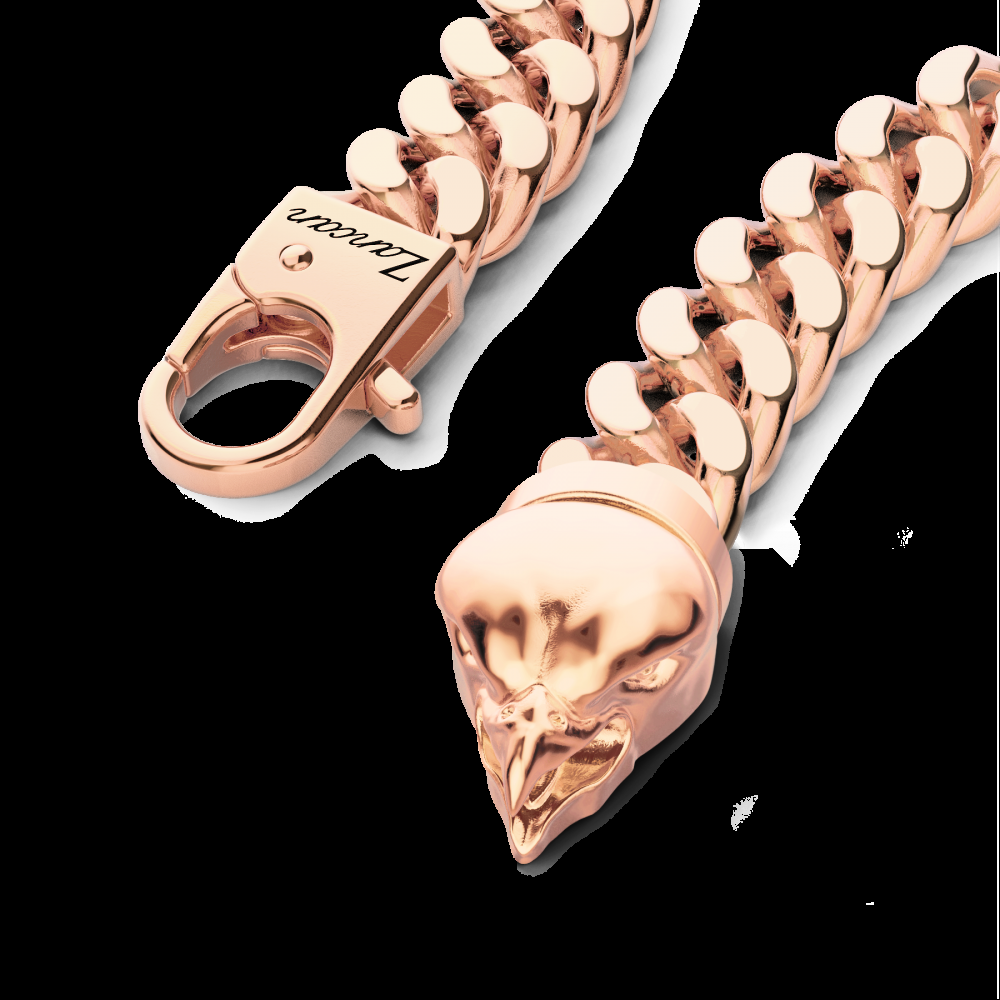 Zancan Bracciale a grumetta Zancan in argento con chiusura a testa d'aquila Comprare a buon mercato