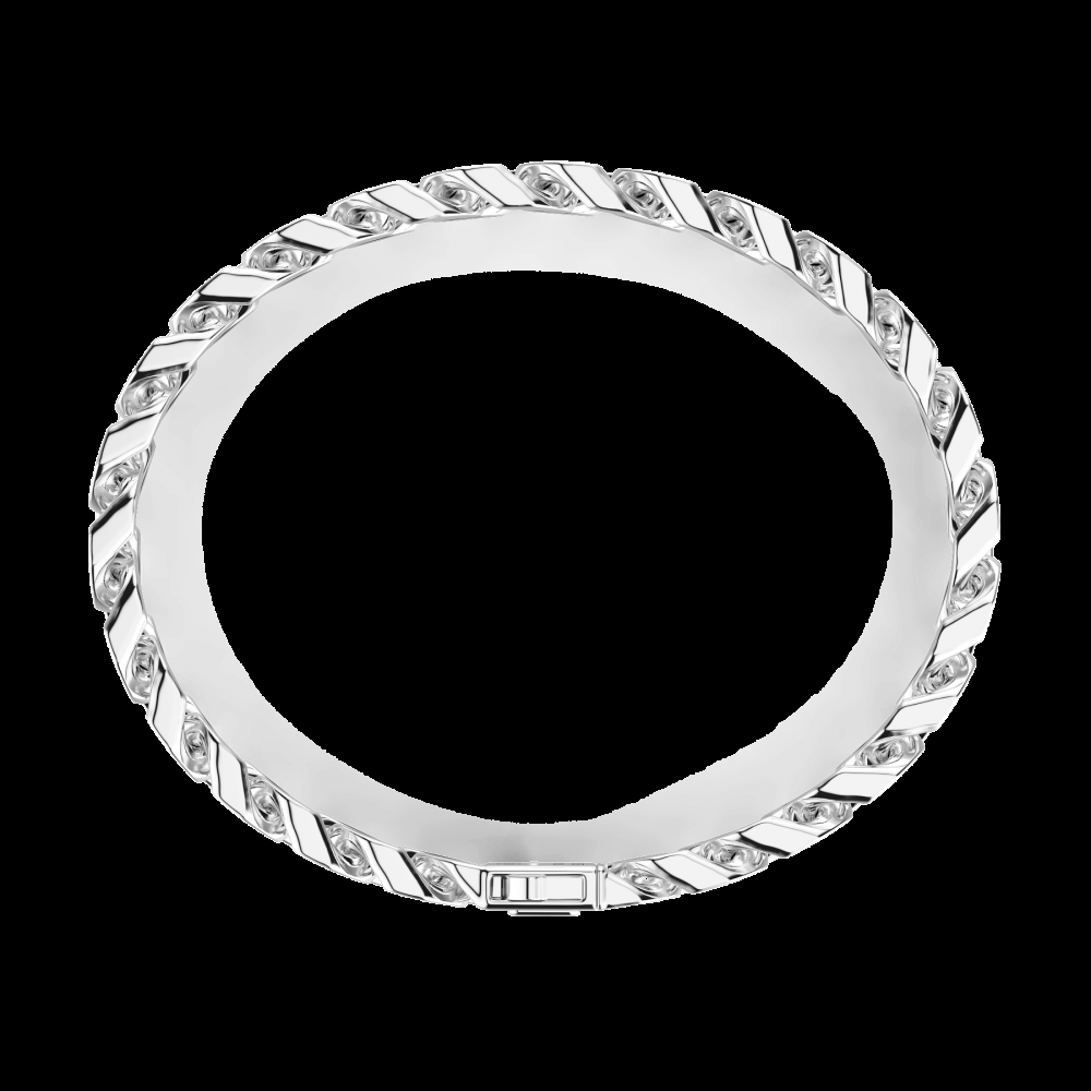 Zancan Bracciale a grumette Zanca in argento con smalto nero Grande vendita