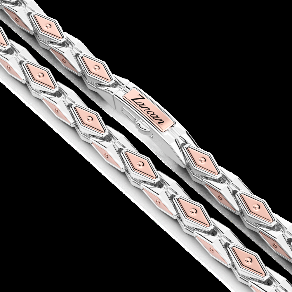 Zancan Collana Zancan in oro rosa 18k e argento Trasporto libero internazionale